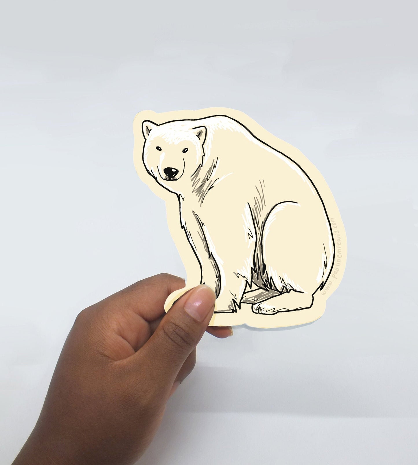 Polar Bear Sticker: Eco Friendly Stickers – PML Studios