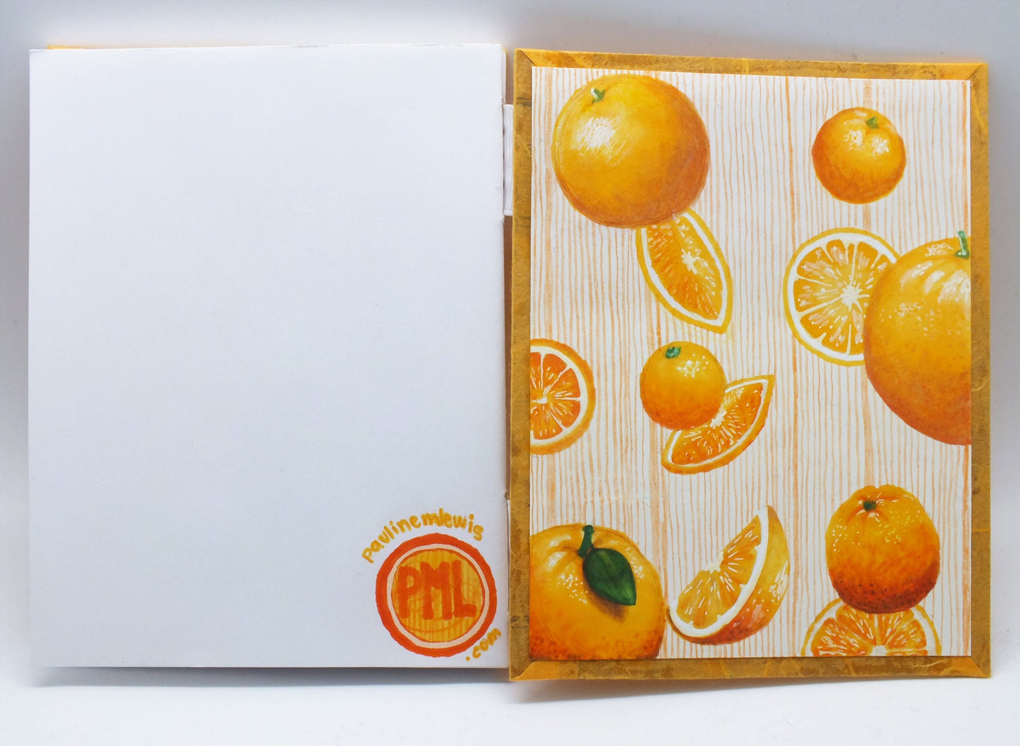 Fruit Travel Journal: Cantaloupe A6 Blank Notebook